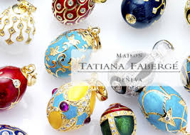 De zilveren ei-hangers van Tatiana Fabergé
