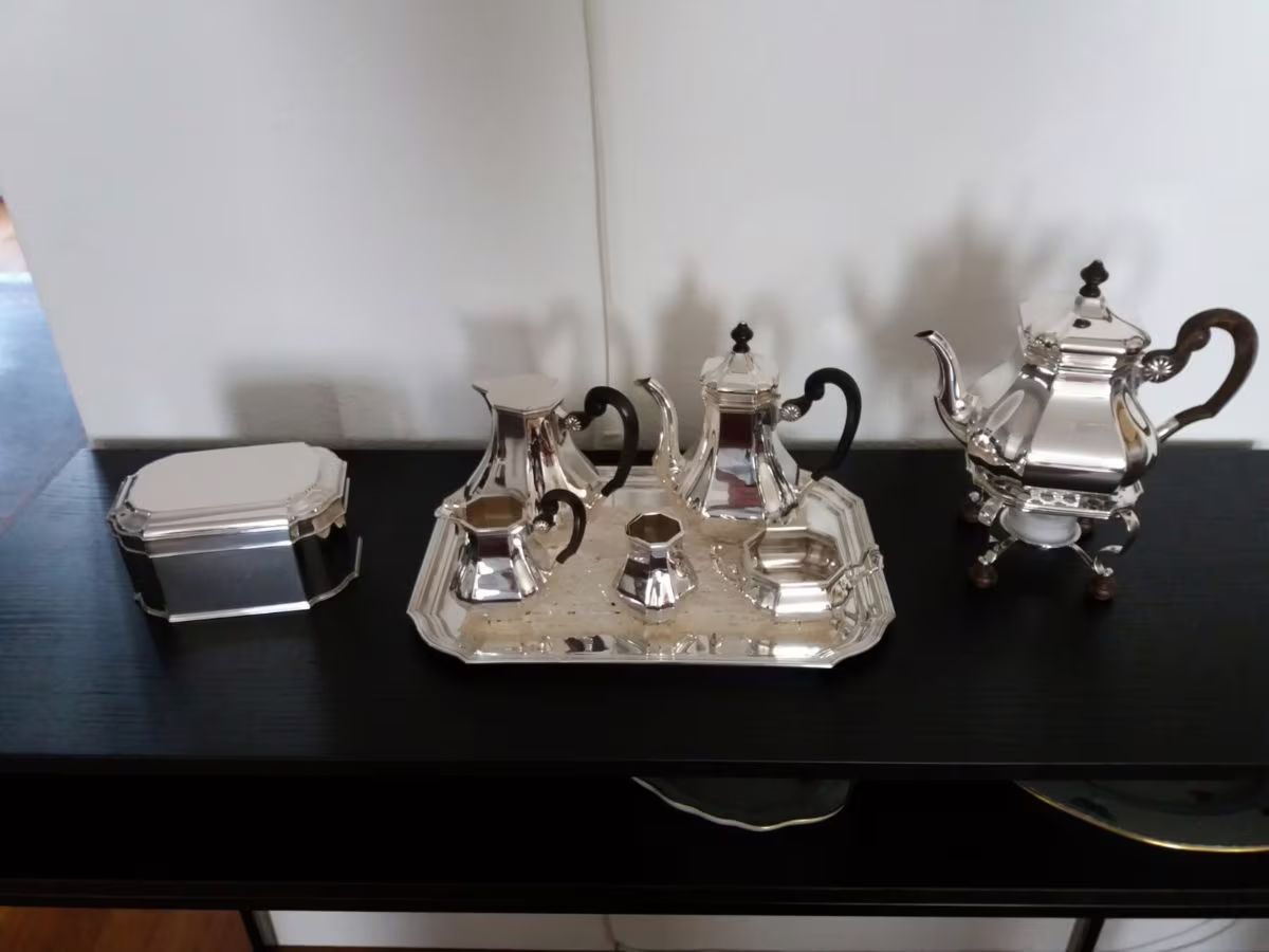 Zilver servies in model Versailles bolpas