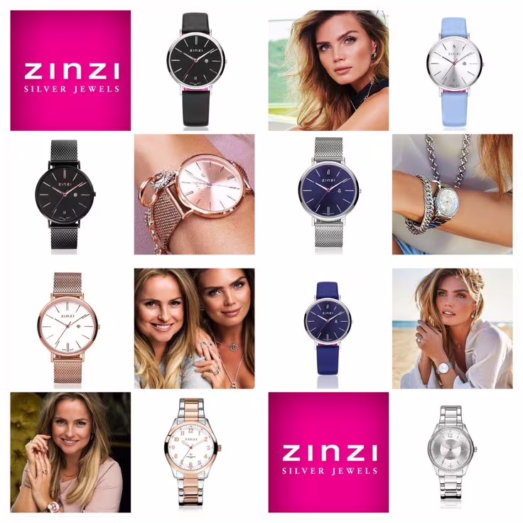 Zinzi horloges, Roman, Retro, Lady, traveller, My Love