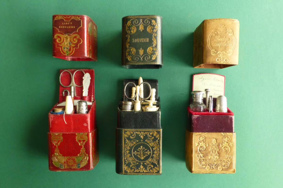 Engelse reisnecessaires antiek