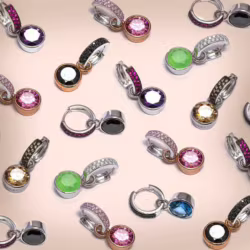 Zinzi creolen met creoolhangers Zilver.nl