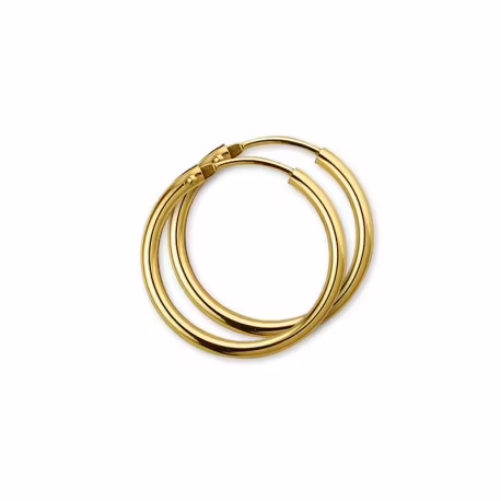 Gouden creolen Zilver.nl