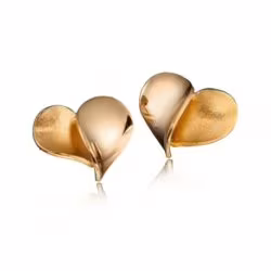 Gouden oorbellen hart MY Sunshine van Lapponia bij Zilver.nl
