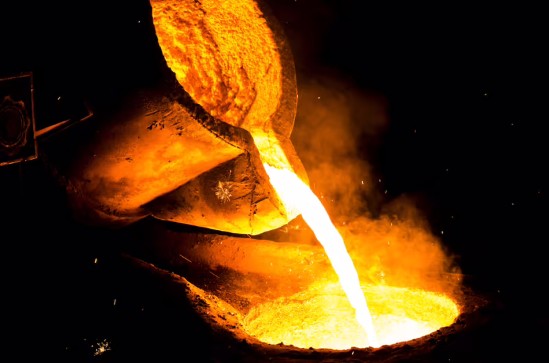 Goud smelten om te legeren