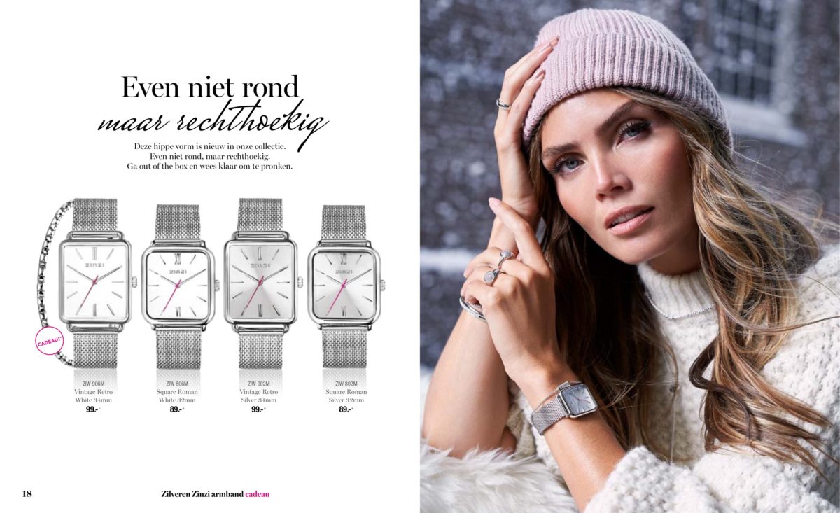 Zinzi horloges met 20% korting bij Zilver.nl