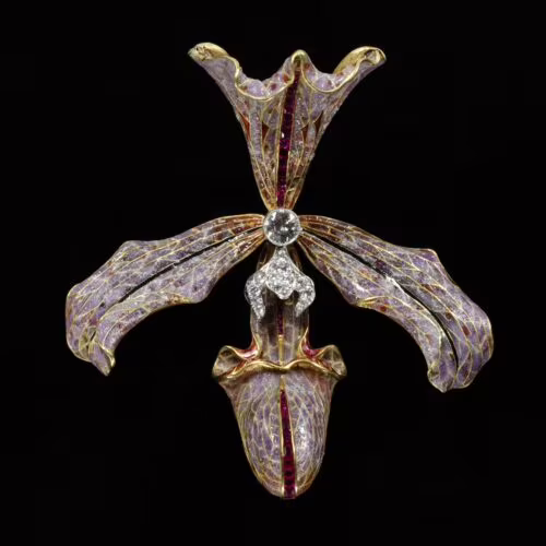 Art Nouveau gouden broche Victoria & Albert Museum