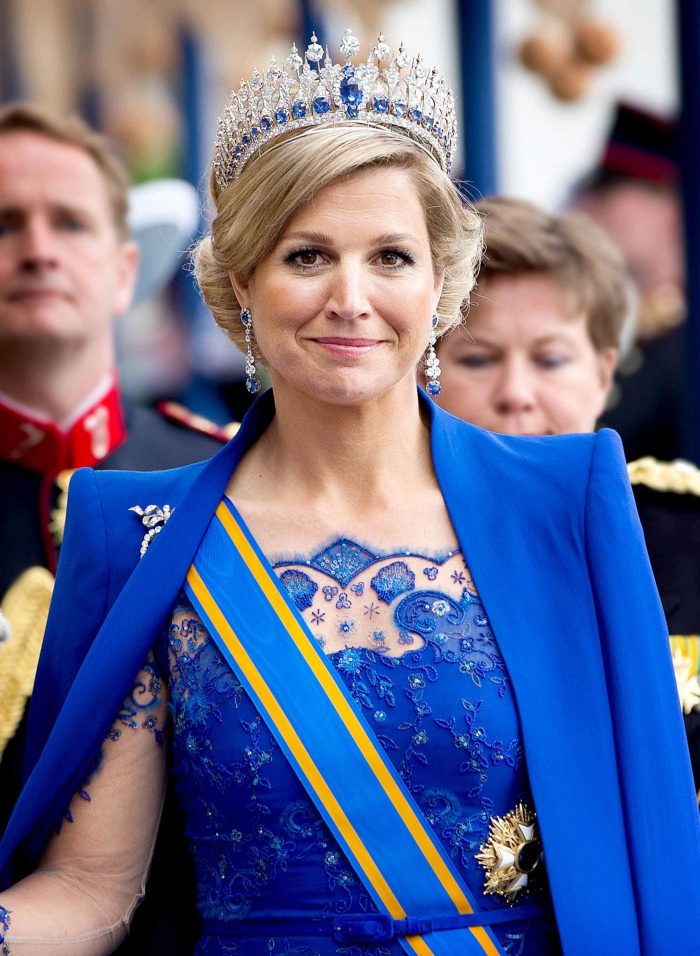 Koningin Maxima met het kronings diadeem Blog Zilver.nl