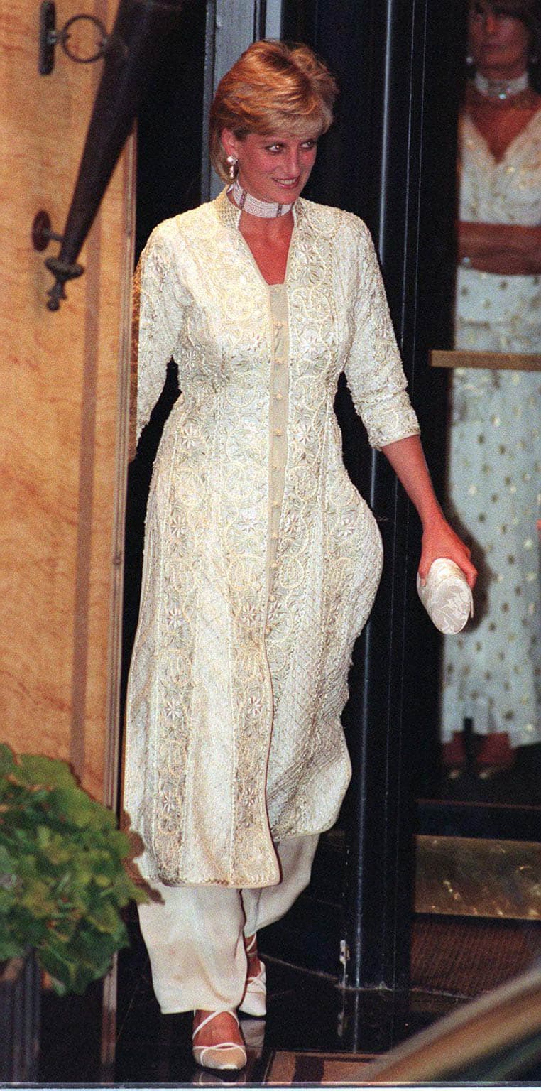 Lady Diana met een collier-du-chien dogg-collar Blog Zilver.nl