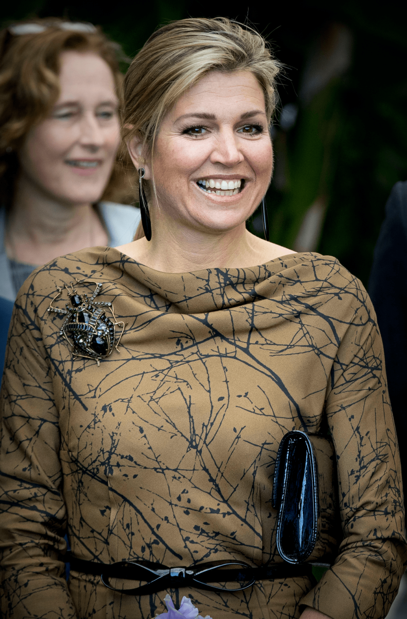 Koningin Maxima met een keverbroche Blog Zilver.nl