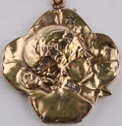 Gouden medaille hanger klavertje vier Blog Zilver.nl