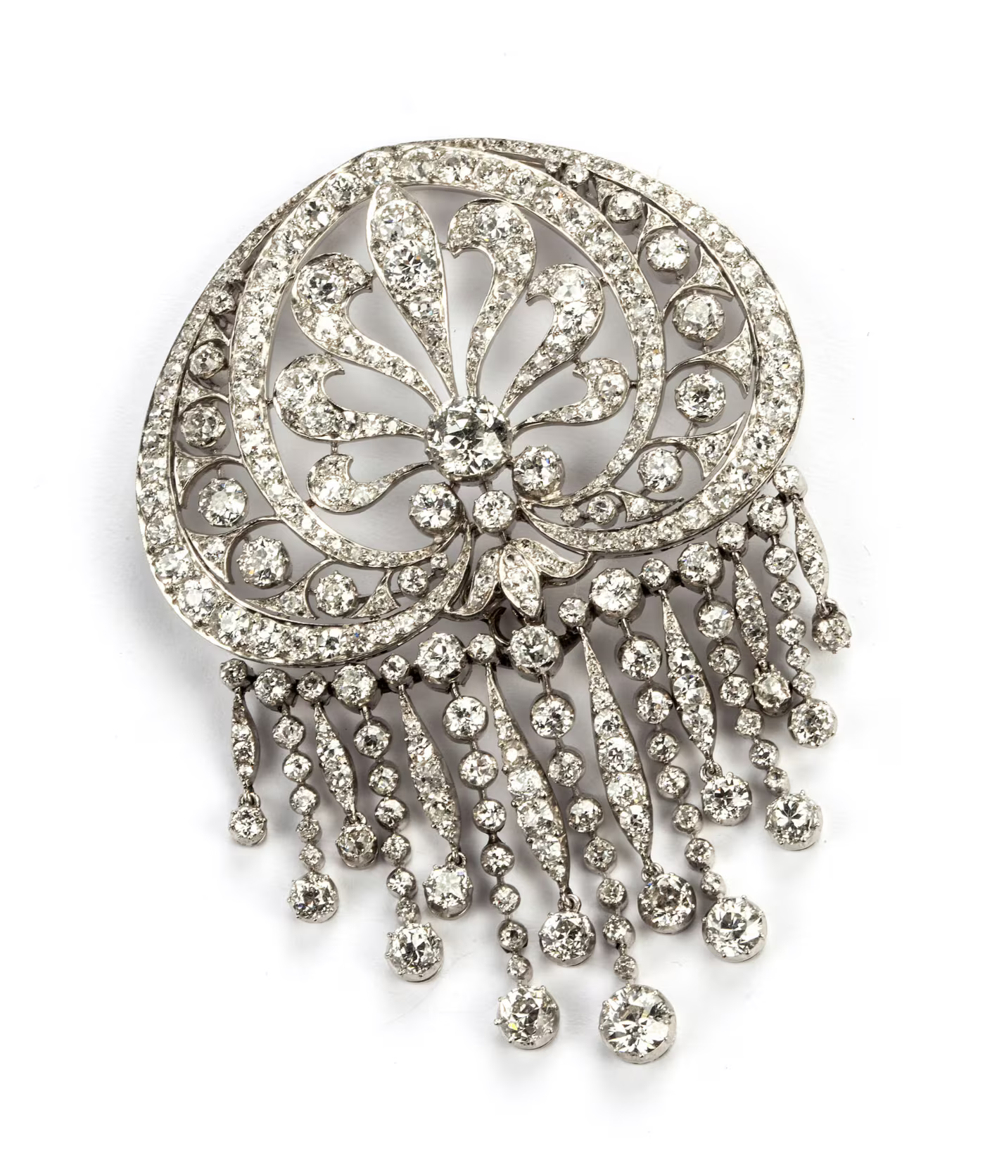Platina broche met diamanten Belle Epoque Blog Zilver.nl al