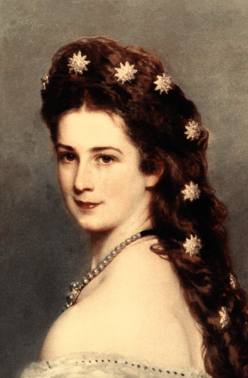 Keizerin Sisi van Oostenrijk met de ster juwelen