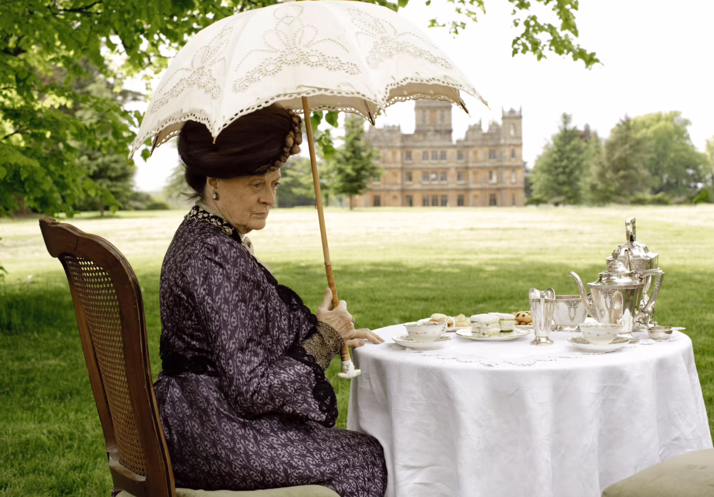 Downton Abbey Lady Violet zilveren servies Blog Zilver.nl