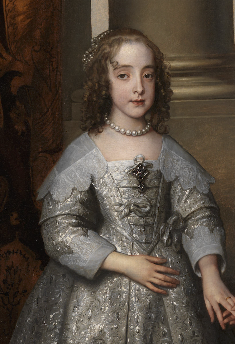 Antoon van Dyck, prinses Maria Henriëtte Stuart 1641 Blog Zilver.nl